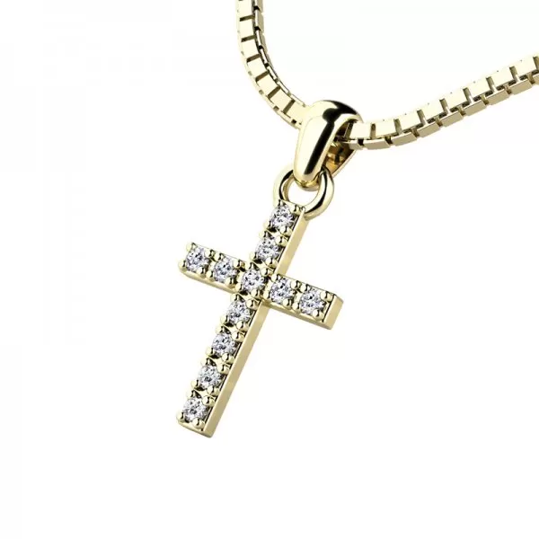 Zlatý křížek 140018-02-ZL-ZIR