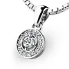 Dámský přívěsek bílé zlato 585/1000 zirkon 0.245 ct 10922-B-ZIR