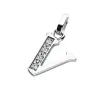 Přívěsek písmeno V bílé zlato 585/1000 přírodní diamanty 0.018 ct G/SI 10982-00-B-DIA-V