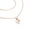 Náhrdelník srdce s diamantem 10874-NH05-CV-DIA