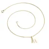 Přívěsek písmeno M žluté zlato 585/1000 přírodní diamanty 0.018 ct G/SI 10982-00-ZL-DIA-M