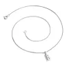 Přívěsek písmeno B bílé zlato 585/1000 přírodní diamanty 0.018 ct G/SI 10982-00-B-DIA-B