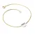 Náramek ze žlutého a bílého zlata 585/1000 přírodní diamanty 0.018 ct G/SI 10982-NR01-D-ZLB-DIA