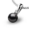 Dámský zlatý přívěsek 585/1000 s perlou a zirkonem 10891-B-ZIR-Black