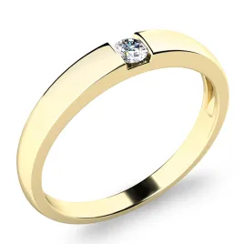 Prsten s přírodní diamantem 10978-ZL-DIA