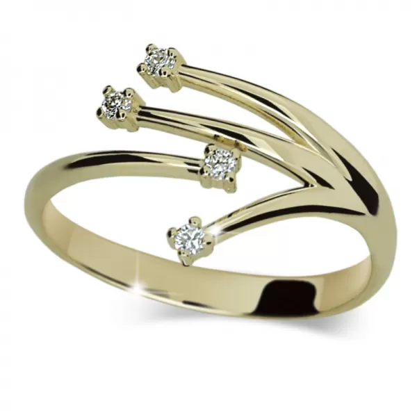 Dámský prsten s diamanty DF2063