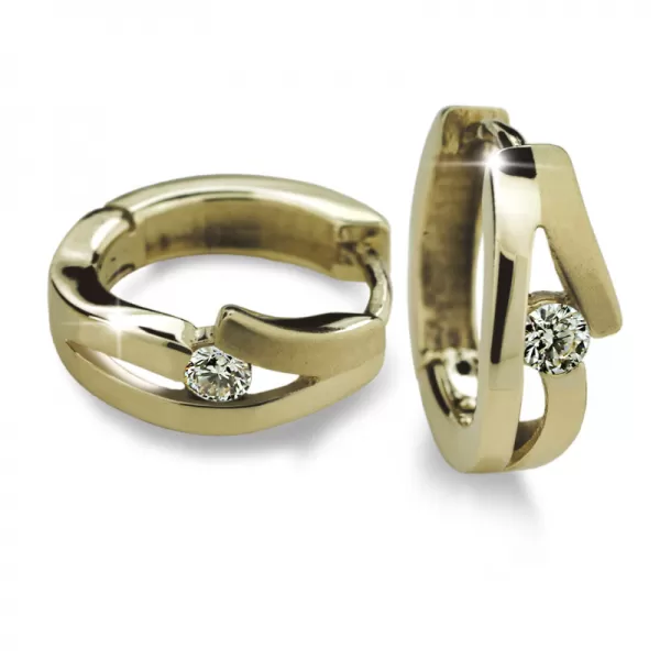 Dámské náušnice s brilianty DF2026Z