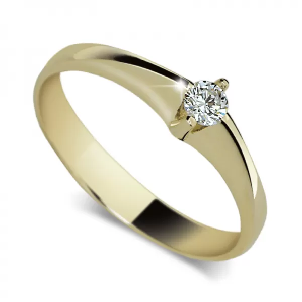 Dámský prsten s diamantem DF1956