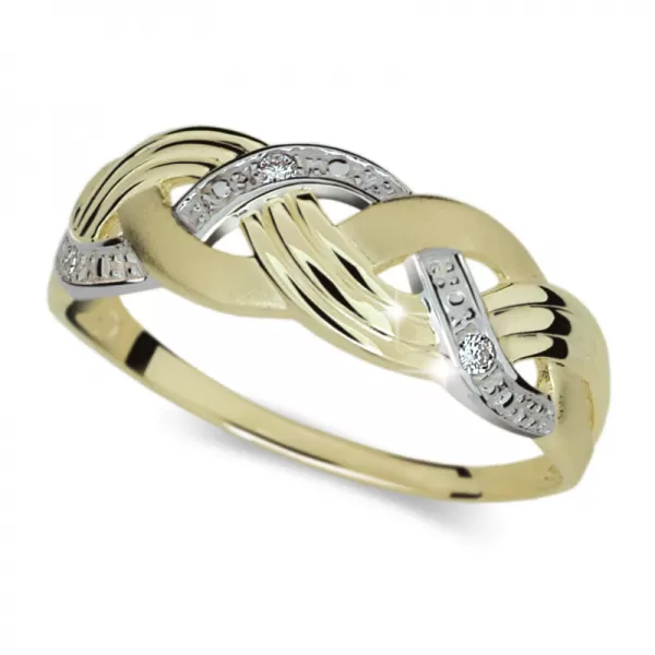 Dámský prsten s diamanty DF1848