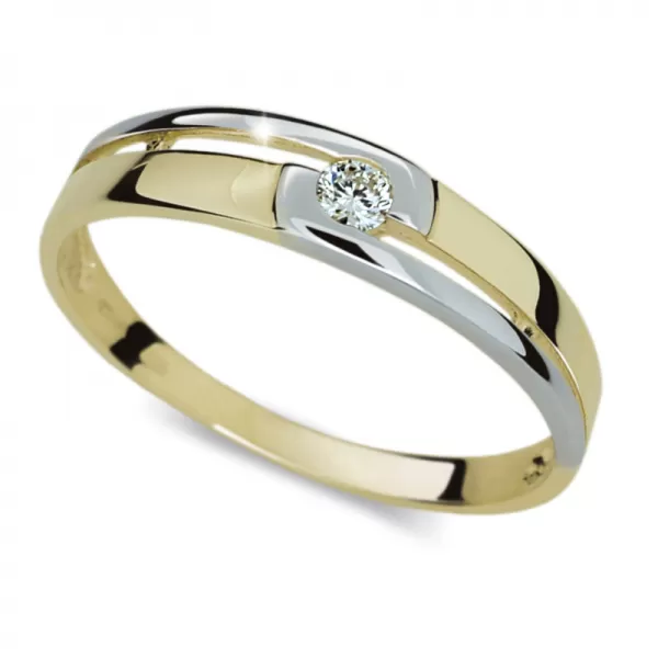 Dámský prsten s diamantem DF1793