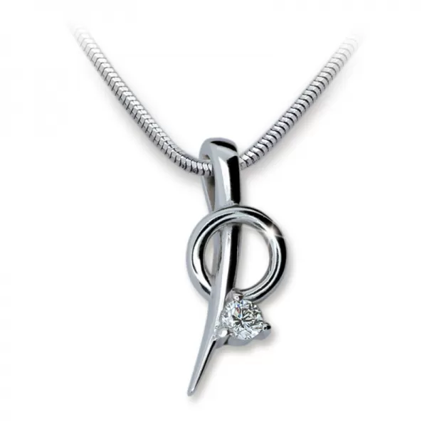 Přívěsek se zirkonem DZ1936