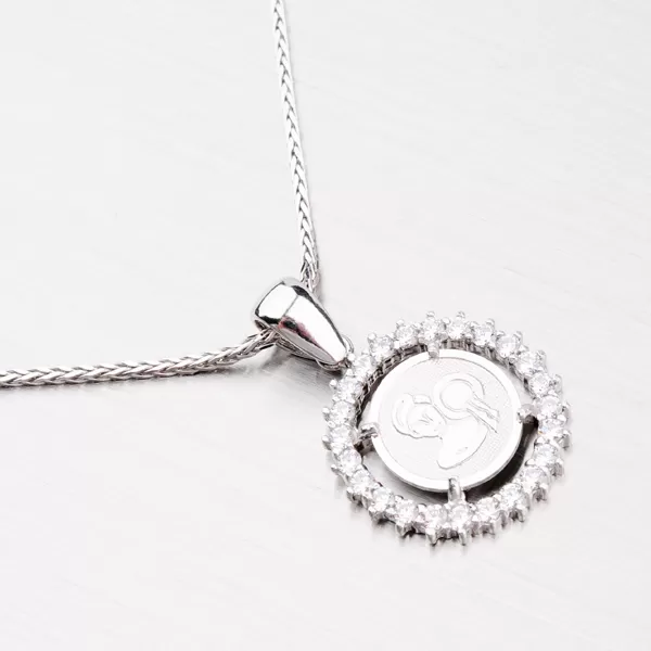 Přívěsek se zirkony - Vodnář MPNZ5057ZSM-01