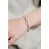 Dámský náramek stříbro 925 zirkon smaragdy PKL-4043