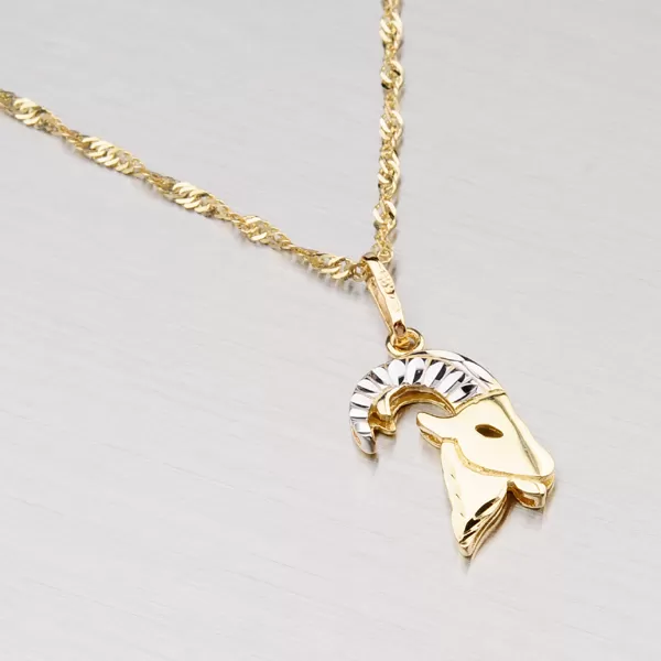 Zlatý přívěsek - Kozoroh 43-2069-12