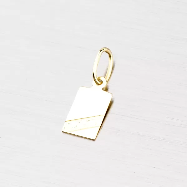 Zlatá destička s rytinou 322P-131172