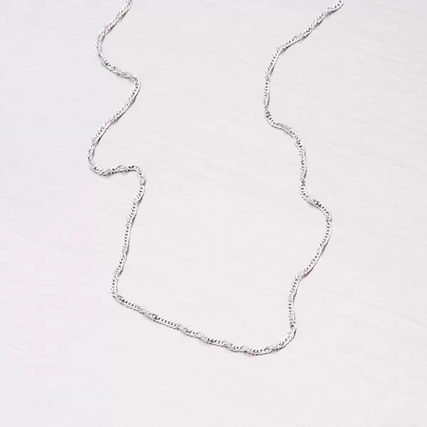 Stříbrný řetízek - Singapure SING-020