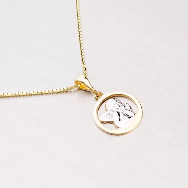 Přívěsek ze zlata s andělíčkem 43-2126