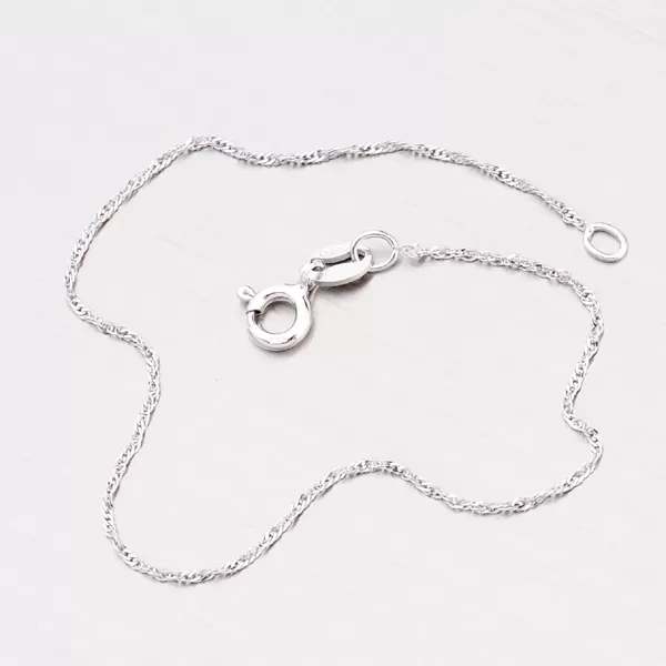 Stříbrný řetízek - Singapure SING-020