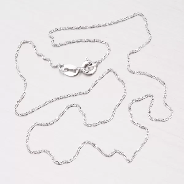 Stříbrný řetízek - Singapure SING-020