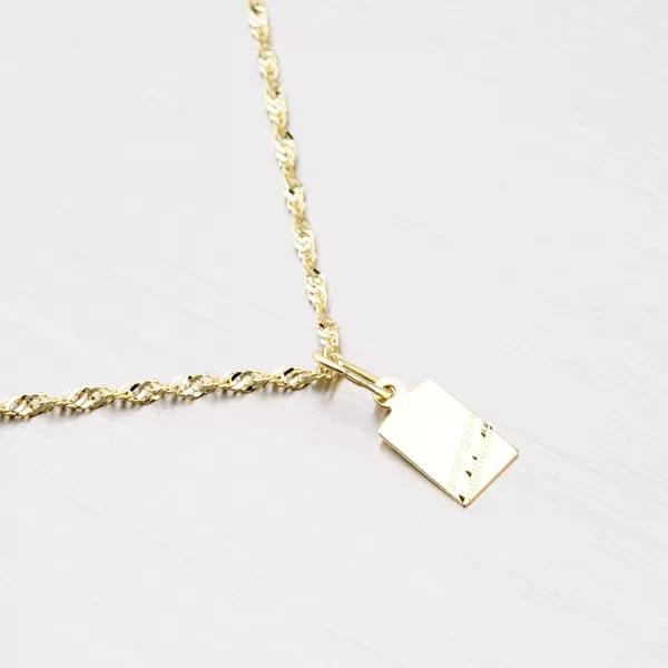 Zlatá destička s rytinou 322P-131172