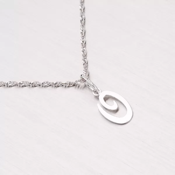 Stříbrný přívěsek písmenko - O M5110-O