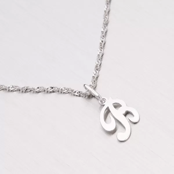 Stříbrný přívěsek písmenko - B M5110-B