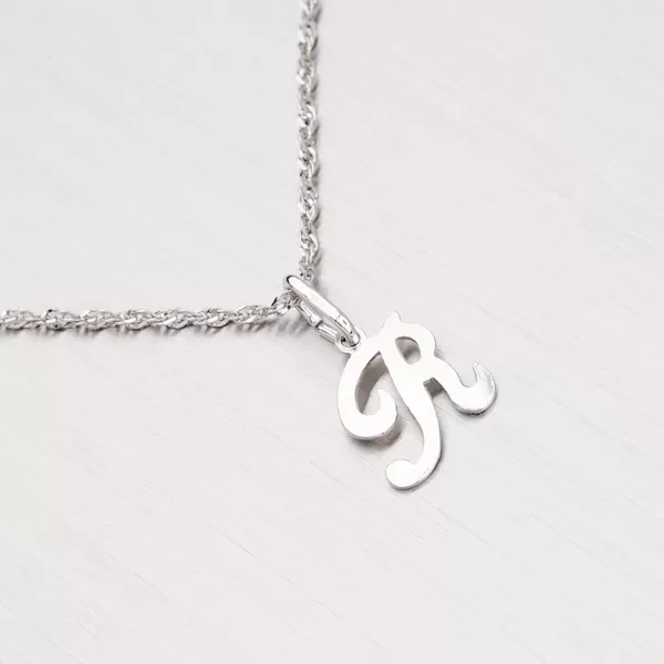 Stříbrný přívěsek písmenko - R M5110-R