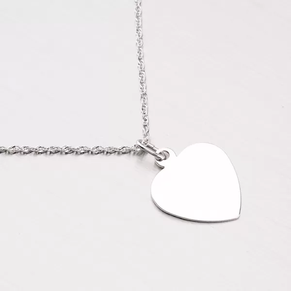 Stříbrný přívěsek - srdce MPN5894A