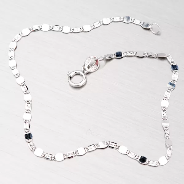 Řetízek s gravírovanými facetami 45-1238