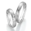 Snubní prsteny ocel přírodní diamant 0.039 ct SP-22030