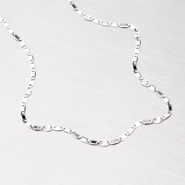 Náramek z bílého zlata 44-1388