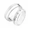 Snubní prsteny stříbro 925 zirkon 0.099 ct SP-236-Ag