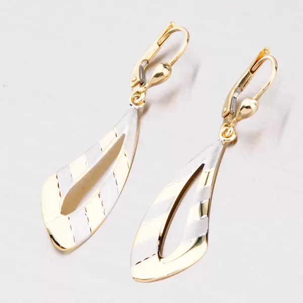 Visací náušnice - zlato 585 42-3888