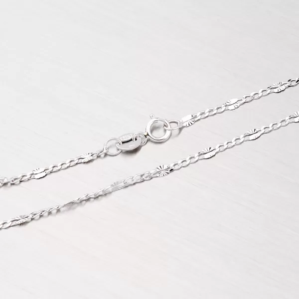 Jemný náramek z bílého zlata 44-1261