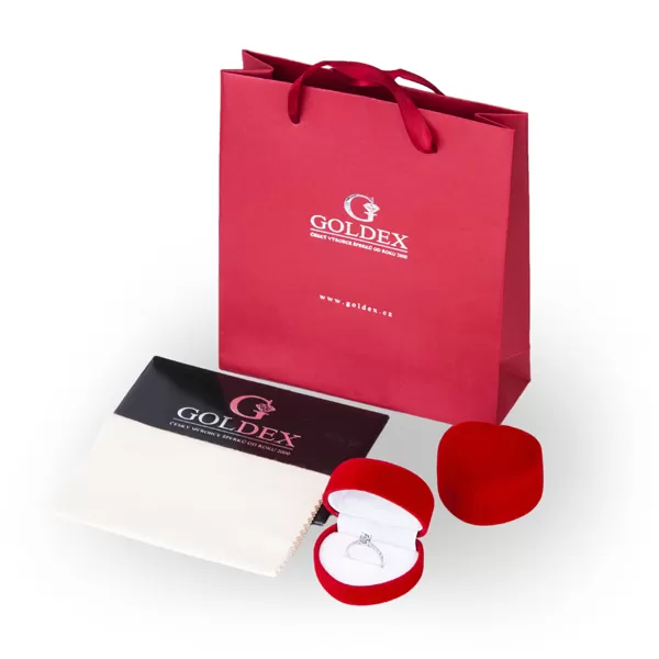 Zásnubní prsten se zirkonem ZP-10770