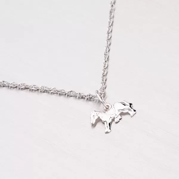 Přívěsek z bílého zlata - kůň 327-1097