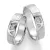 Snubní prsteny stříbro 925 přírodní diamant 0.025 ct SP-51030