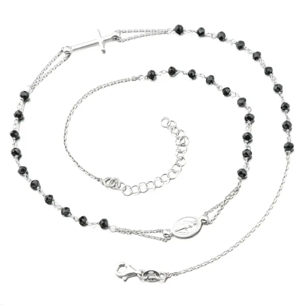 Dámský náhrdelník stříbro 925 zirkon křížkem N1300588-1132-SLX N1300588-1132-SLX-01