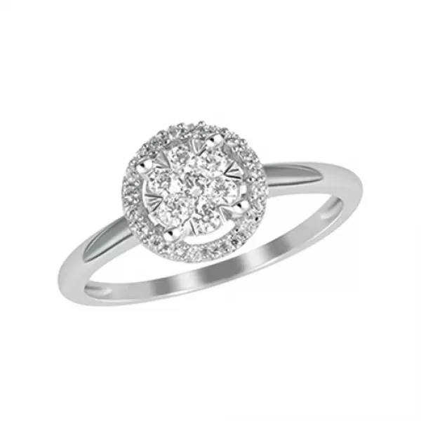 Diamantový přívěsek z bílého zlata GKW54353