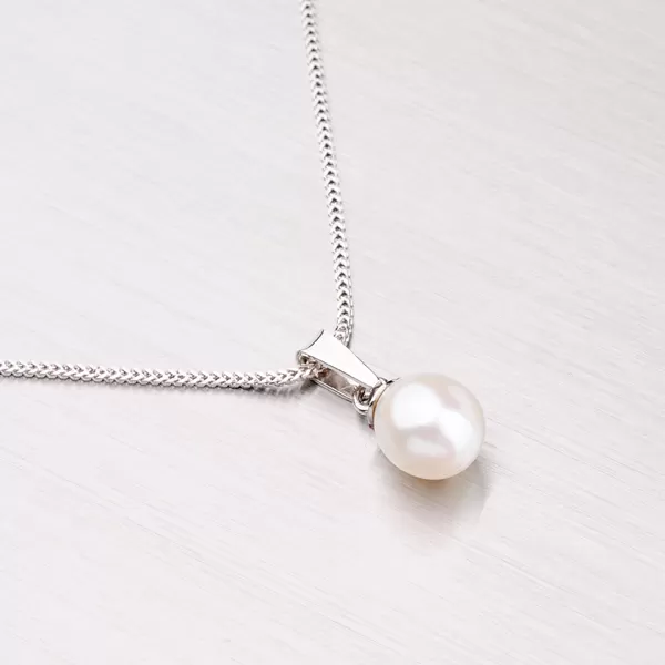 Zlatý přívěsek s perlou 43-21152