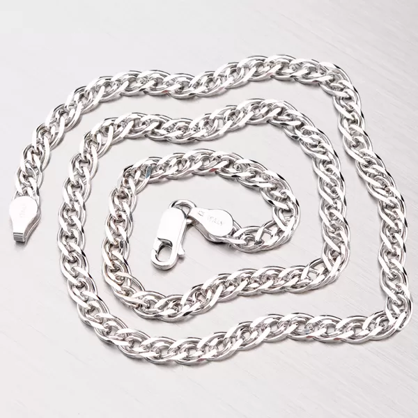 Stříbrný řetízek Grand s rhodiováním CHRS-NONNA-080