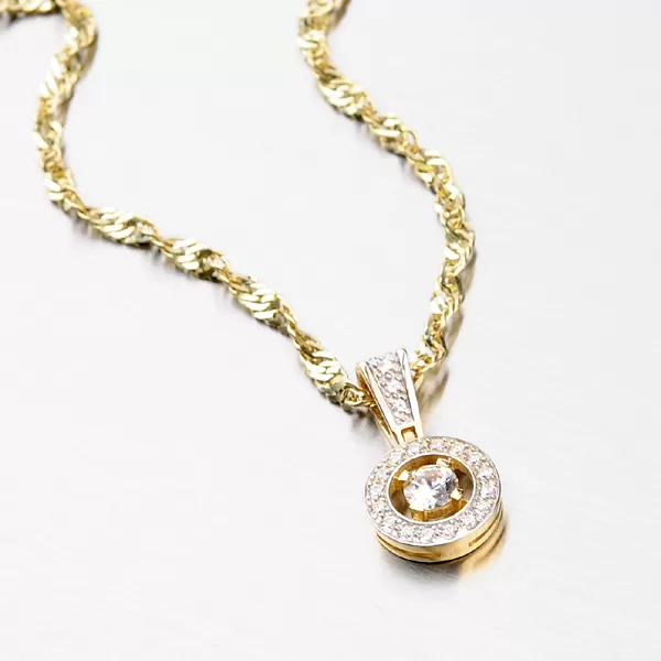 Přívěsek ze žlutého zlata DZ1978ZL