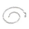 Náramek stříbro 925 Figaro 3+1 CHRS-073-080-FLAT