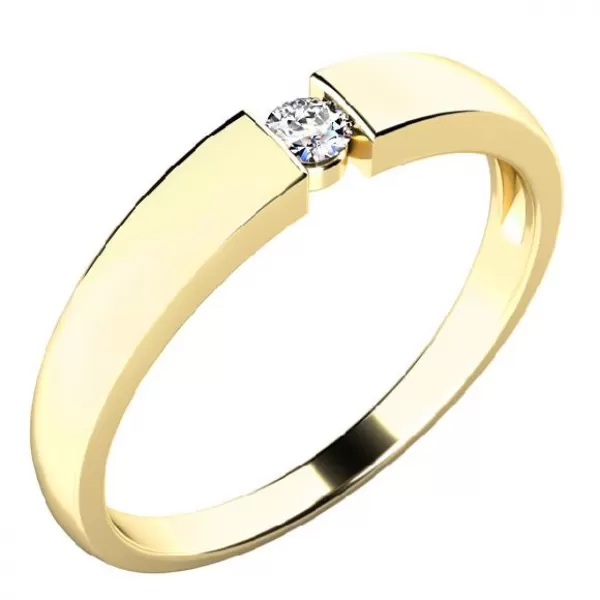 Zásnubní prsten se zirkonem ZP-10771
