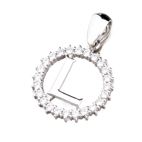 Přívěsek stříbro 925 zirkon písmeno se - L MPN5192-L