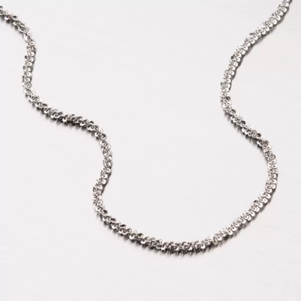 Stříbrný řetízek s rhodiováním CHRS-ROCK-030