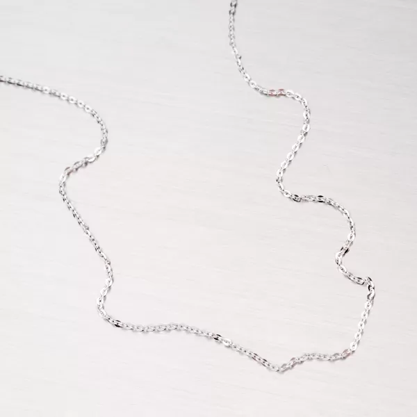 Řetízek z bílého zlata Anker 45-1409