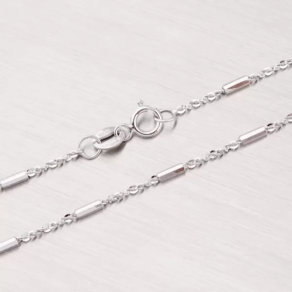 Zlatý náramek Anker z bílého zlata 44-1505