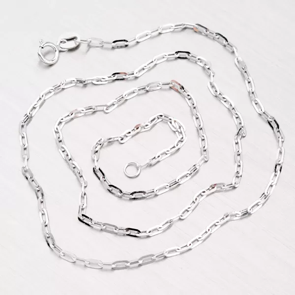 Řetízek z bílého zlata Anker 45-1571