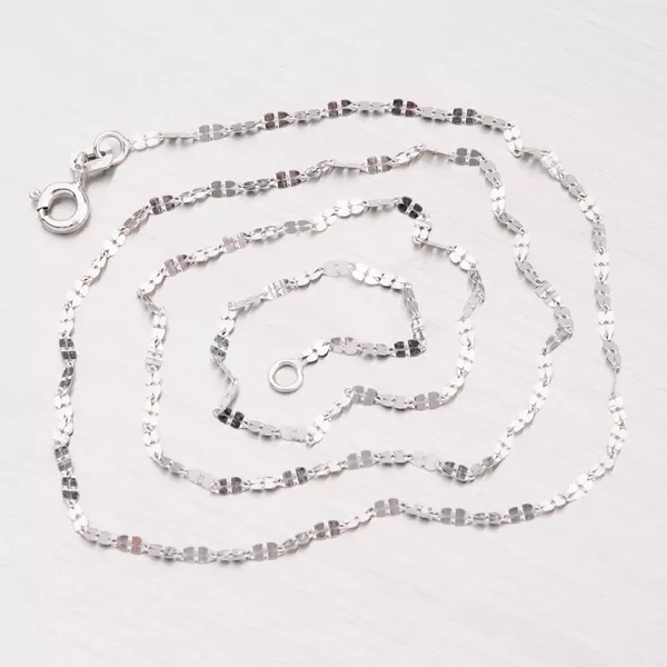 Řetízek z bílého zlata 45-1526